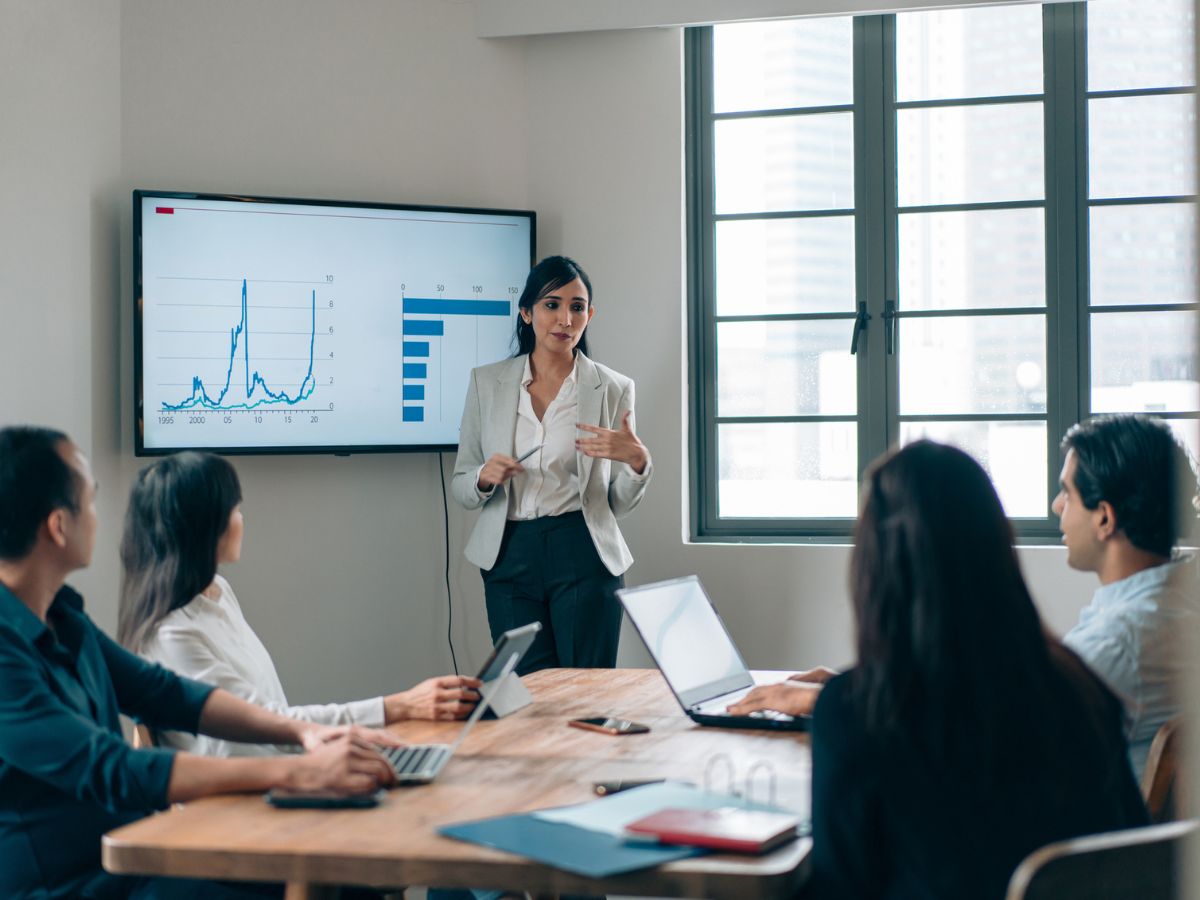 Business dashboard with financial analytics and KPIs