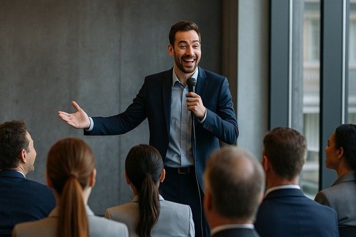 Entrepreneurs learning financial analysis in a modern office in Australia